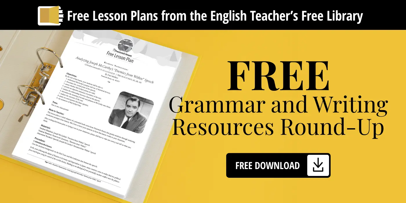 Free Grammar and Writing Resources Round-Up